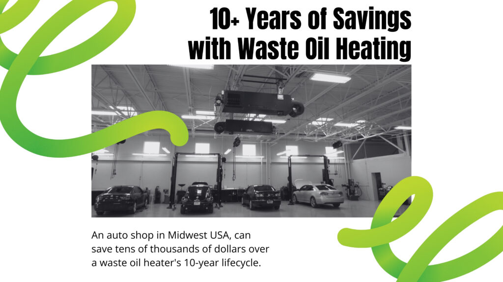 10+ Years of Savings with Waste Oil Heating