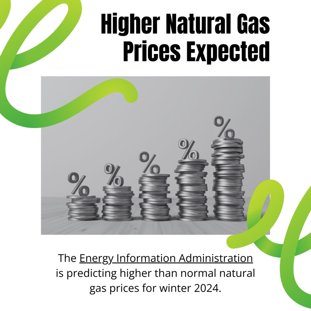 Higher Natural Gas Prices Expected